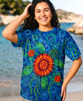 TURTLES UNDERSEA WATERCOLOR ALL OVER PRINT  - TLHN0405262
