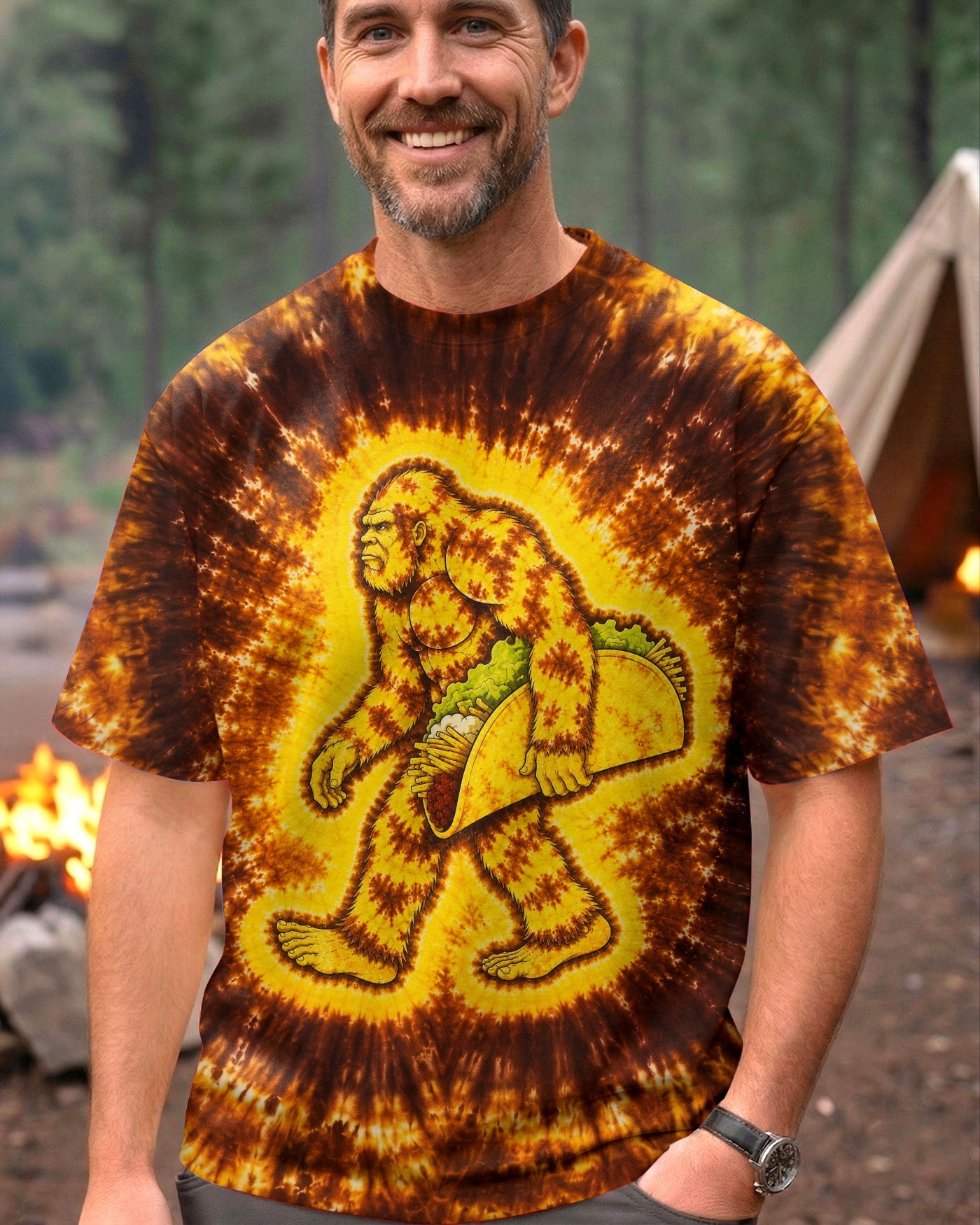 BIGFOOT TACO SWIRL ALL OVER PRINT  - TLHN2906262