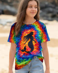 MERMAID COLORFUL SWIRL KIDS ALL OVER PRINT - TLTW2505261