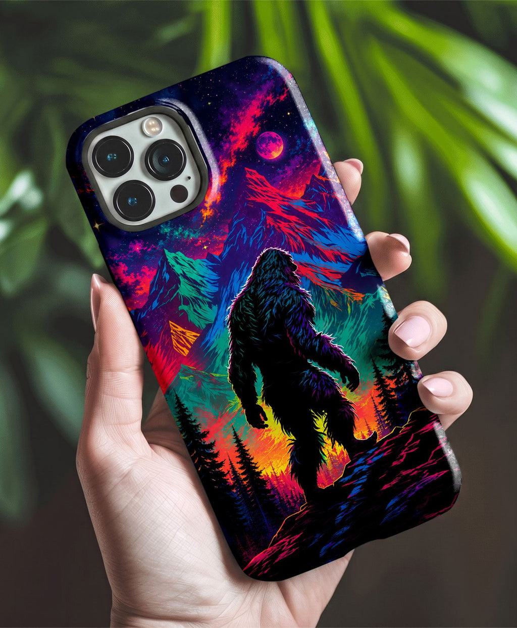 NEON WILDERNESS BIGFOOT PHONE CASE   - TLHN1905264