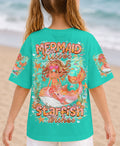 MERMAID KISSES STARFISH WISHES KIDS ALL OVER PRINT - TLHN0806261