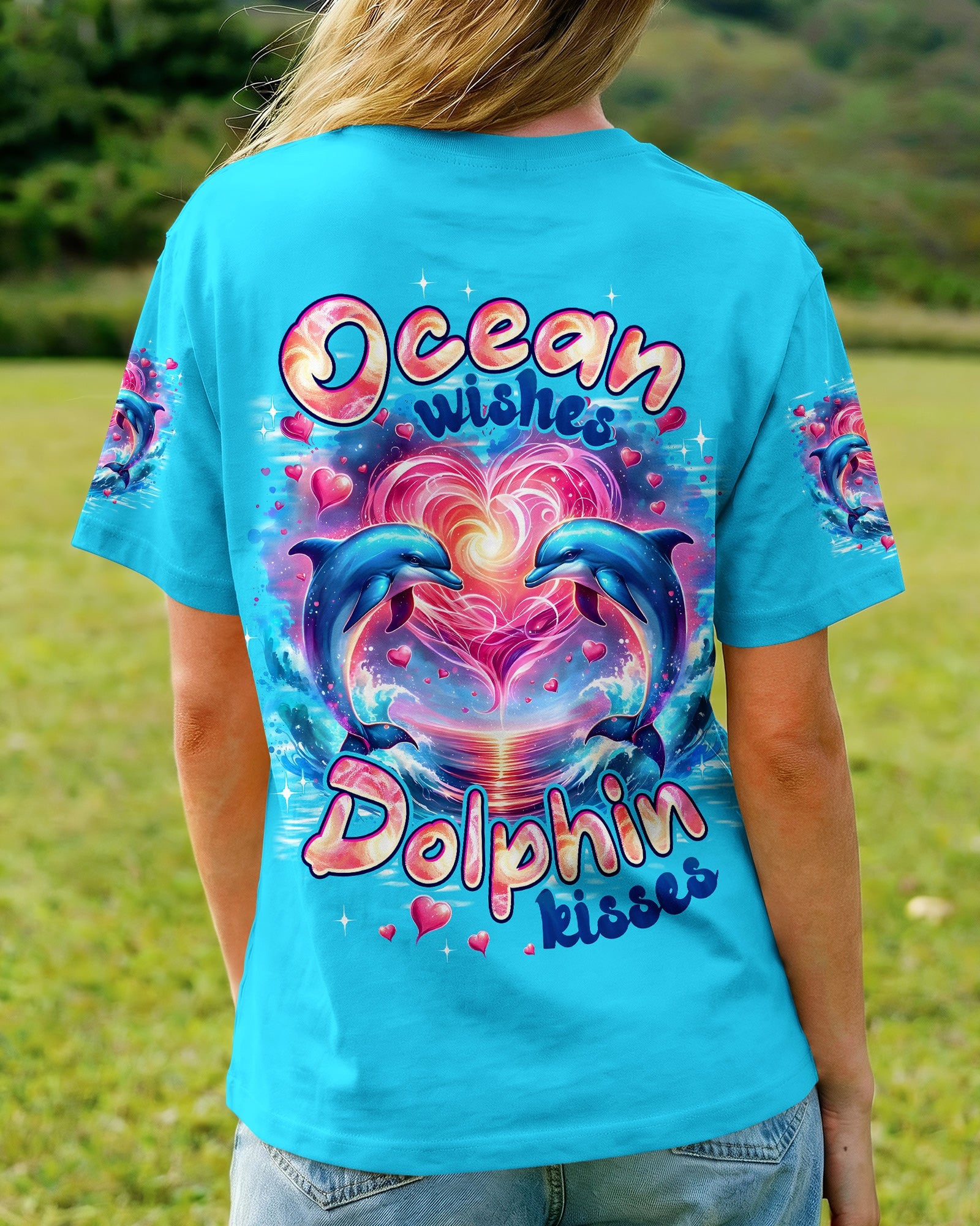OCEAN WISHES DOLPHIN KISSES ALL OVER PRINT - TYPQ1605262