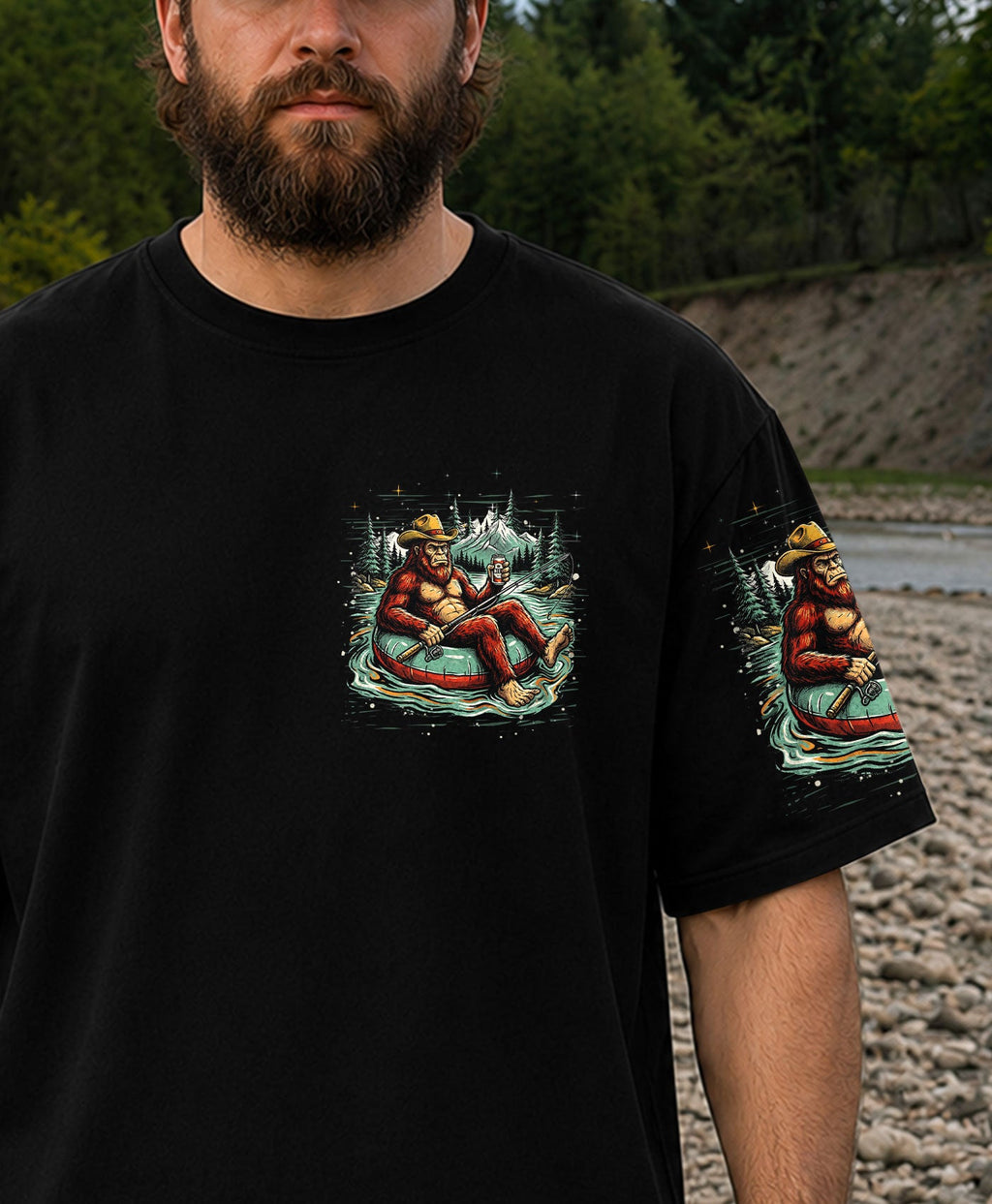 LIFE IS BETTER AT THE LAKE BIGFOOT ALL OVER PRINT   - TLHN2805263