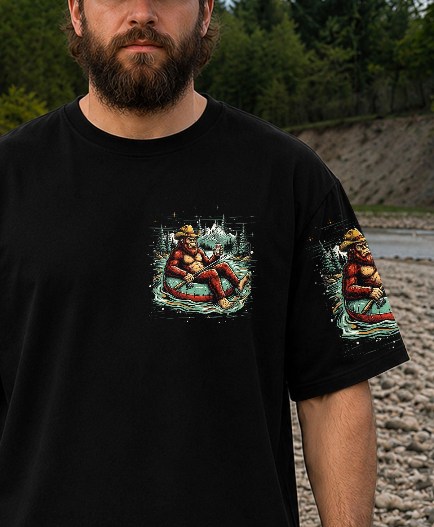 LIFE IS BETTER AT THE LAKE BIGFOOT ALL OVER PRINT   - TLHN2805263