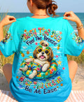SMELL THE SEA FEEL THE BREEZE SHIH TZU DOG ALL OVER PRINT - TLHN0506263