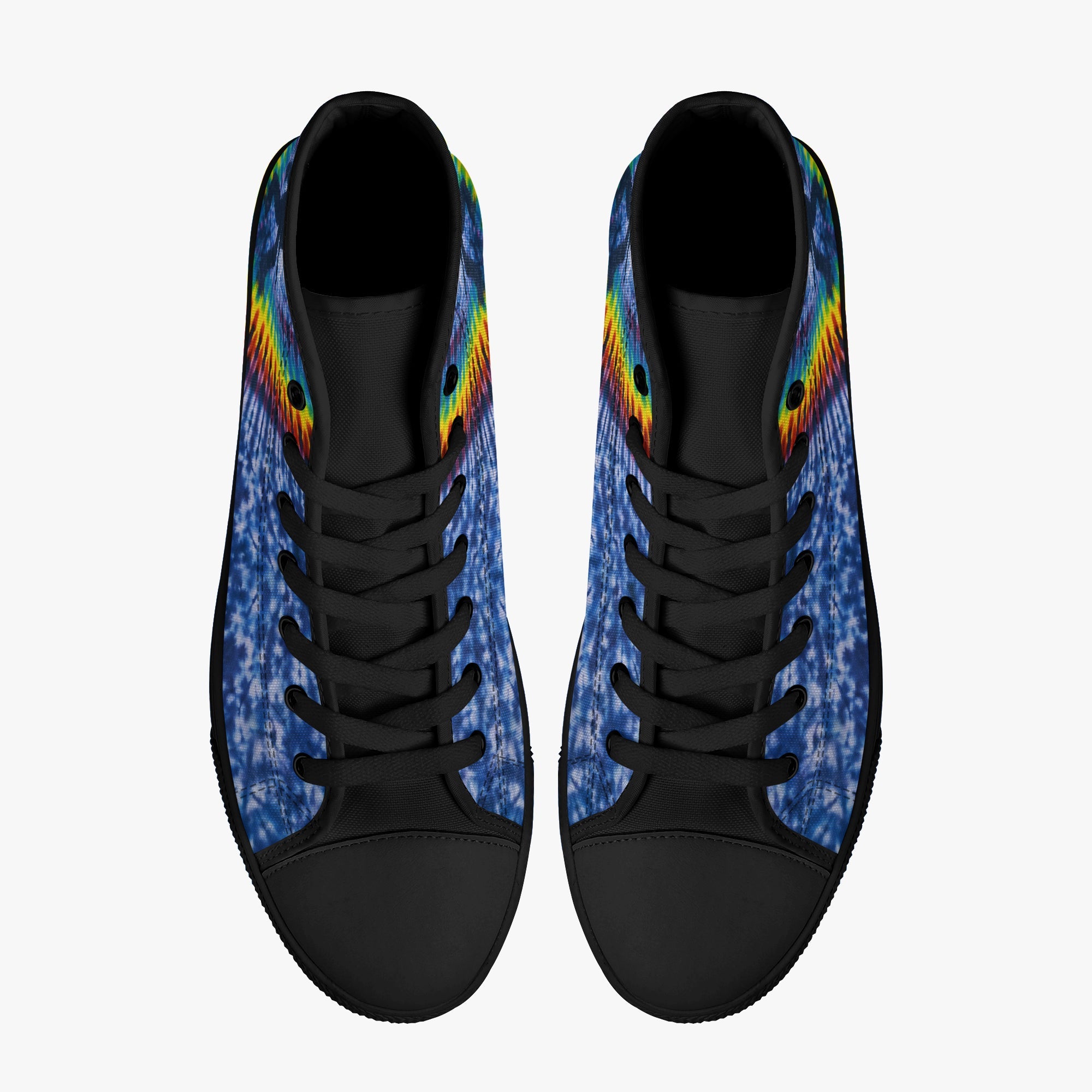 BIGFOOT V COLORFUL PATTERN HIGH TOP CANVAS SHOES   - TLNO1505262