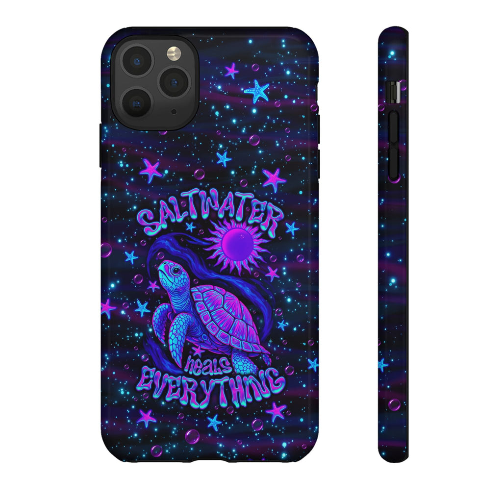 SALTWATER HEALS EVERYTHING TURTLE PHONE CASE  - TLNO1304262