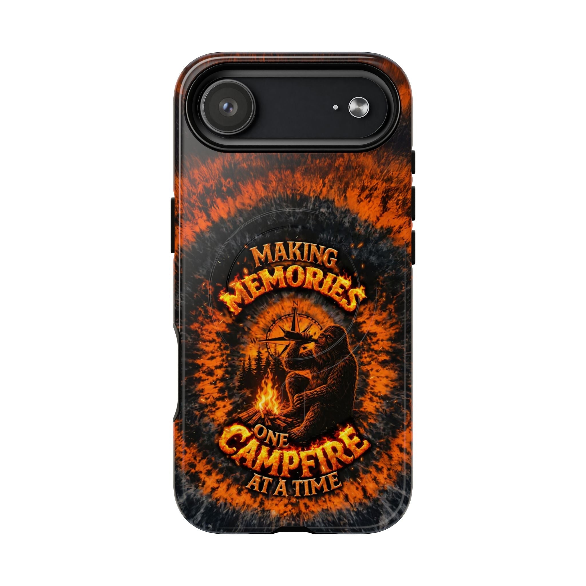 MAKING MEMORIES ONE CAMPFIRE AT A TIME BIGFOOT SWIRL MAGNETIC PHONE CASE - TLNT1804262