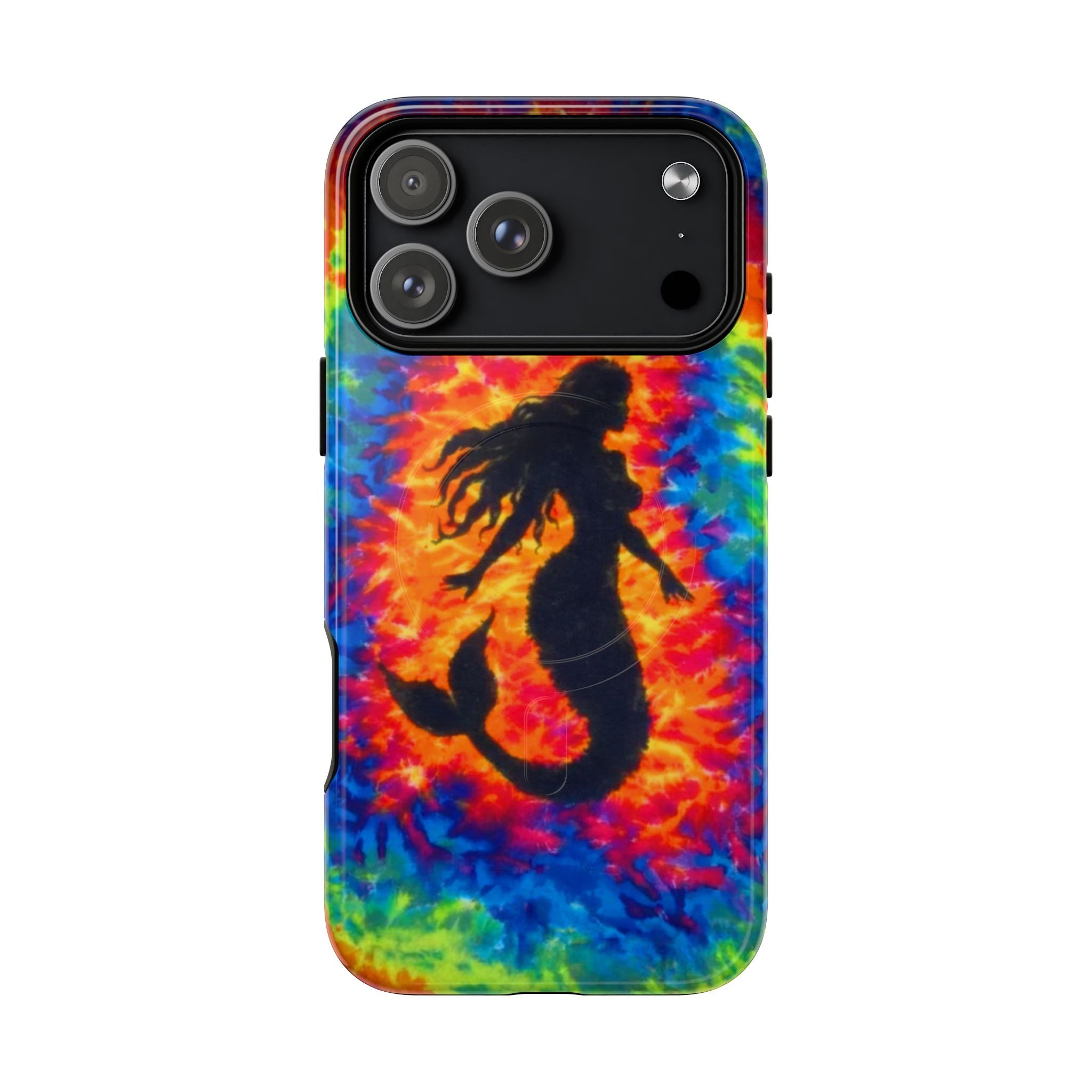 MERMAID COLORFUL SWIRL MAGNETIC PHONE CASE  - TLTW2105264