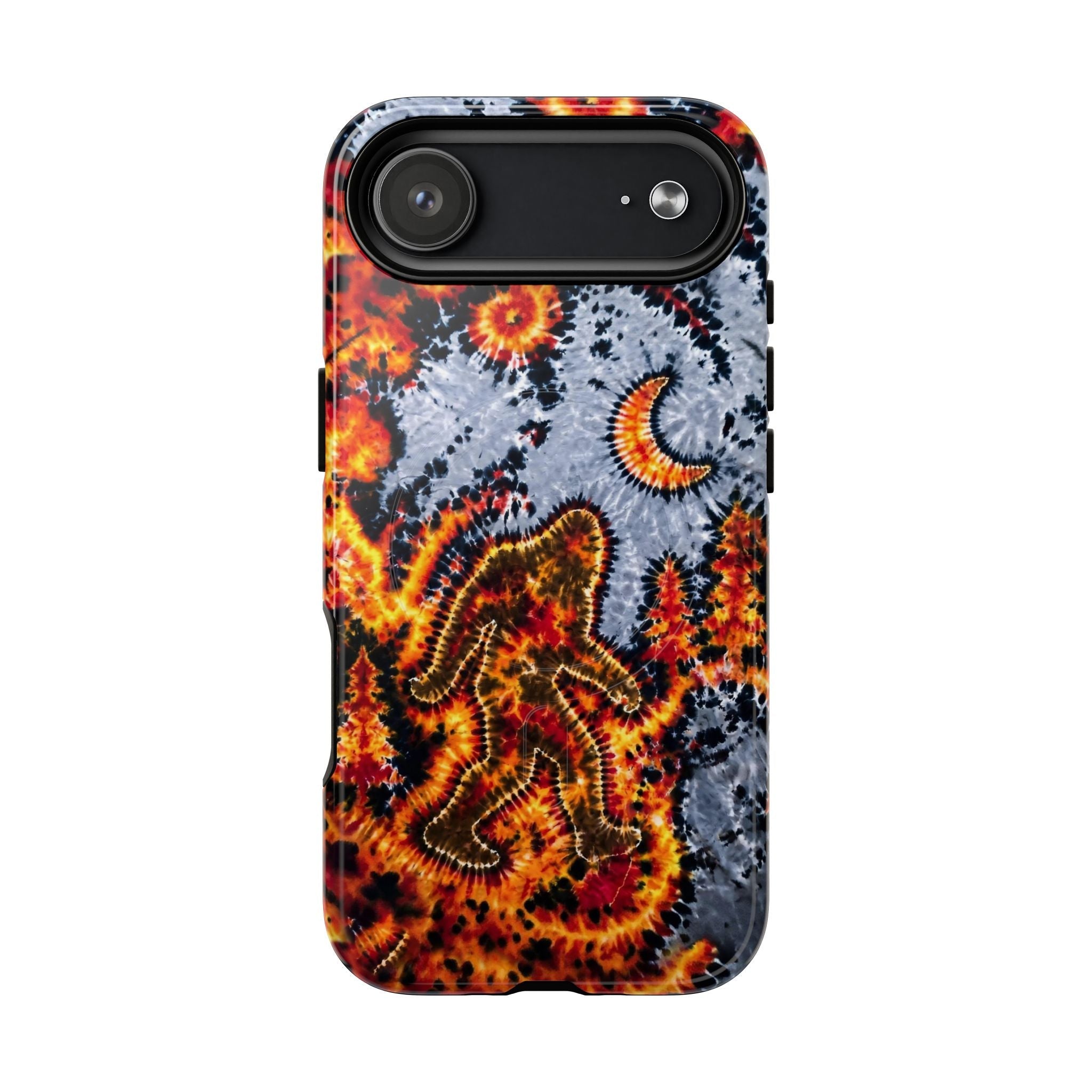BIGFOOT IN FOREST CRESCENT MOON MAGNETIC PHONE CASE  - TLHG2805264