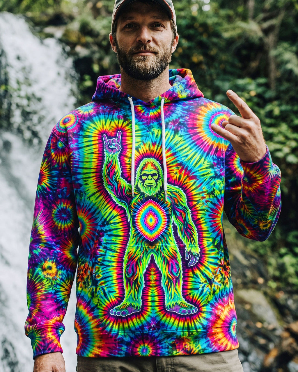 BIGFOOT ROCKIN' BURST ALL OVER PRINT  - TLTW2606263