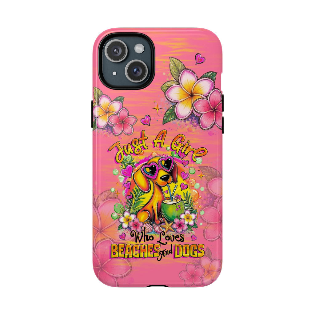 JUST A GIRL WHO LOVES DACHSHUND DOG MAGNETIC PHONE CASE  - TLHG2005264