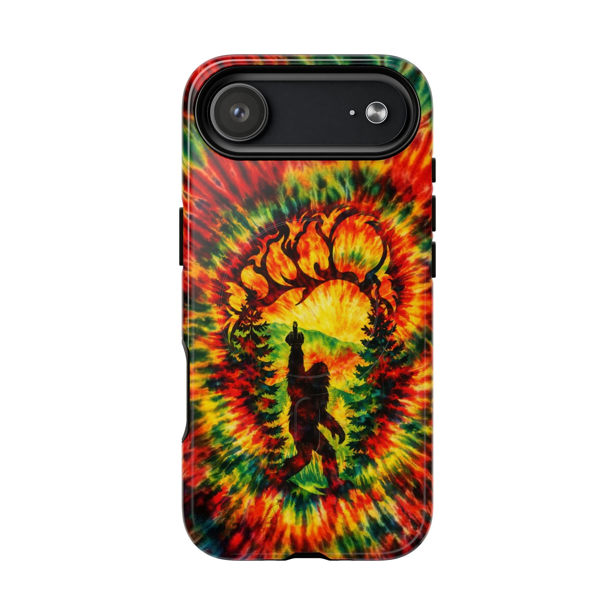 BIGFOOT FOOTPRINT SWIRL MAGNETIC PHONE CASE  - TLTW2605262
