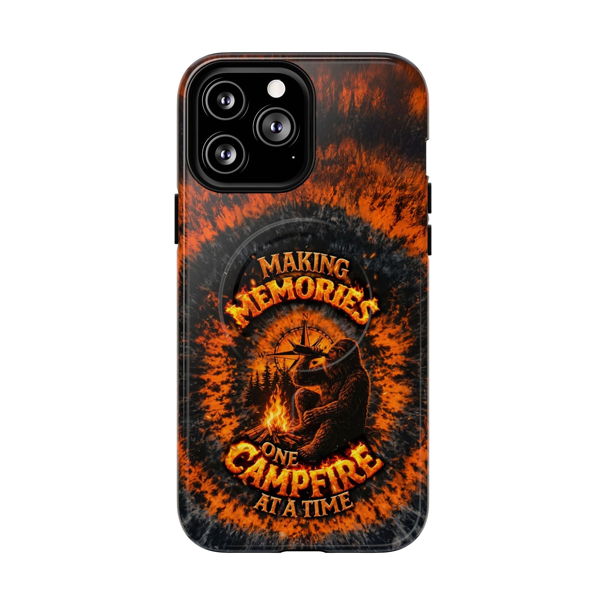 MAKING MEMORIES ONE CAMPFIRE AT A TIME BIGFOOT SWIRL MAGNETIC PHONE CASE - TLNT1804262