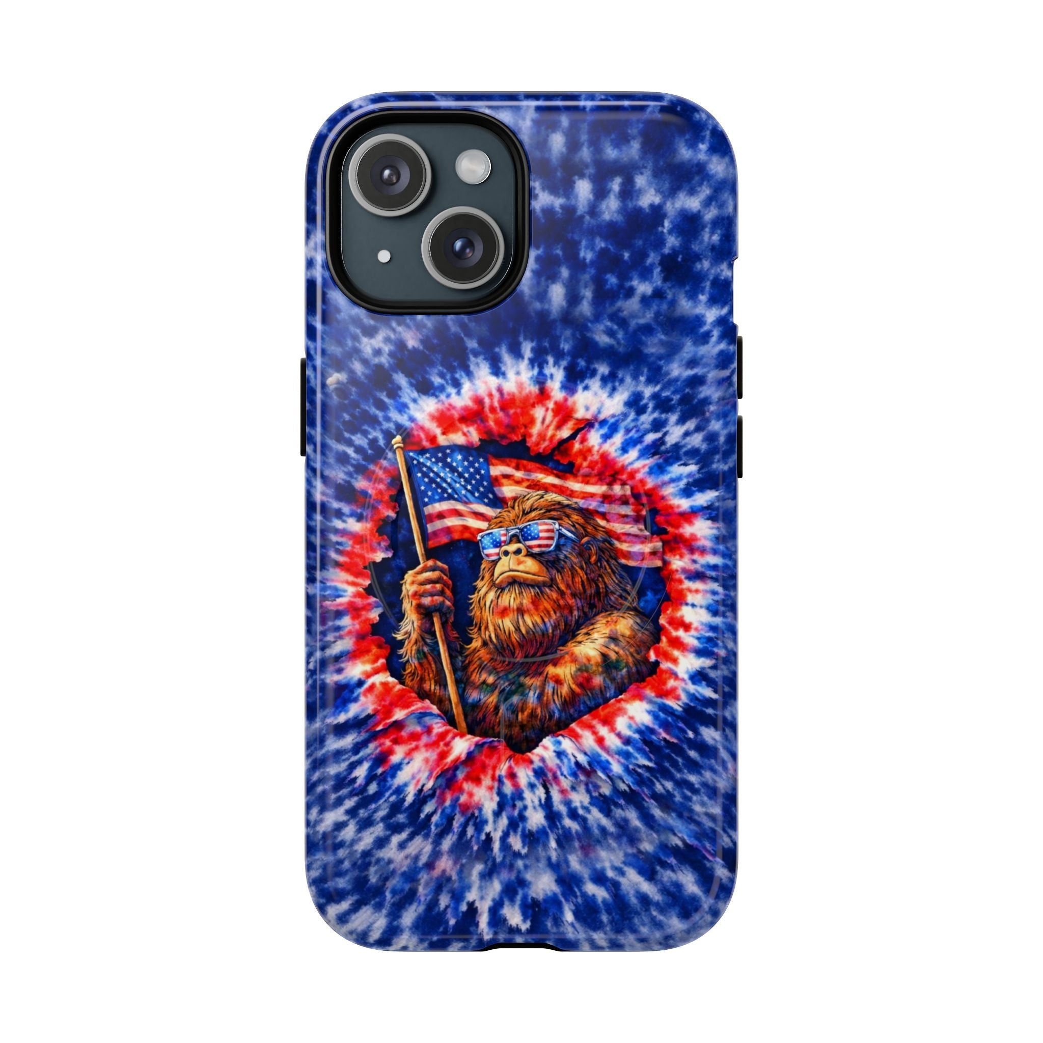 BIGFOOT WITH FLAG MAGNETIC PHONE CASE - TLHN0705264