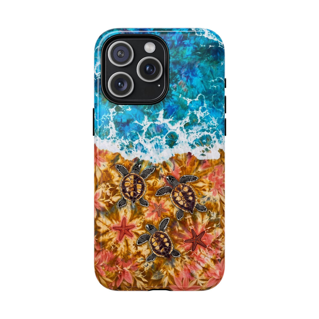 SEA TURTLE SALTY WAVES MAGNETIC PHONE CASE  - TLHG1405264