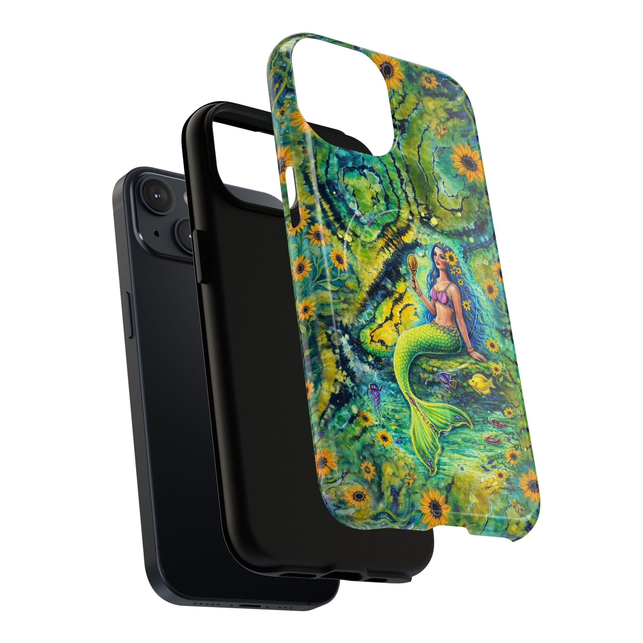 SEASIDE SOUL MERMAID MAGNETIC PHONE CASE  - TLNT2804261