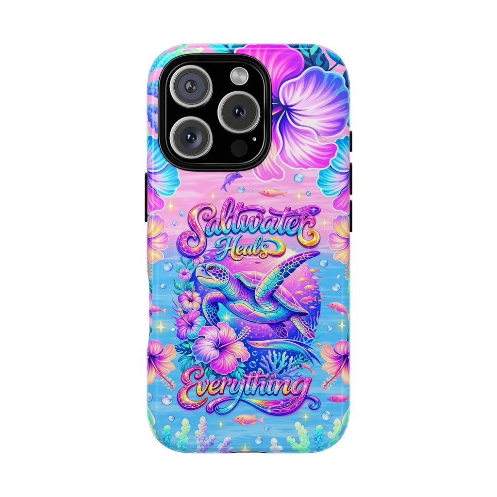SALTWATER HEALS EVERYTHING TURTLE MAGNETIC  PHONE CASE    - TLNT1104264