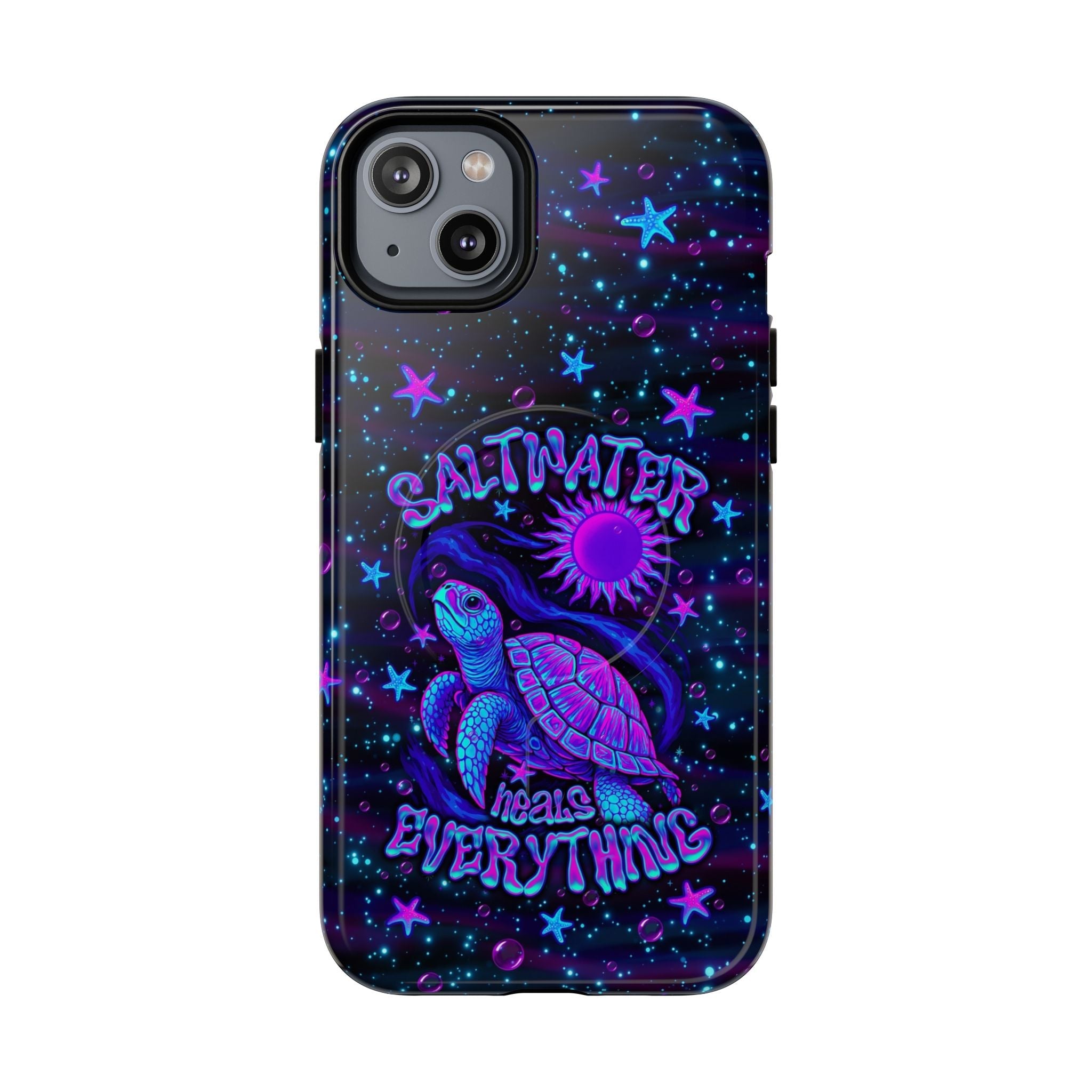 SALTWATER HEALS EVERYTHING TURTLE MAGNETIC PHONE CASE  - TLNO1304262