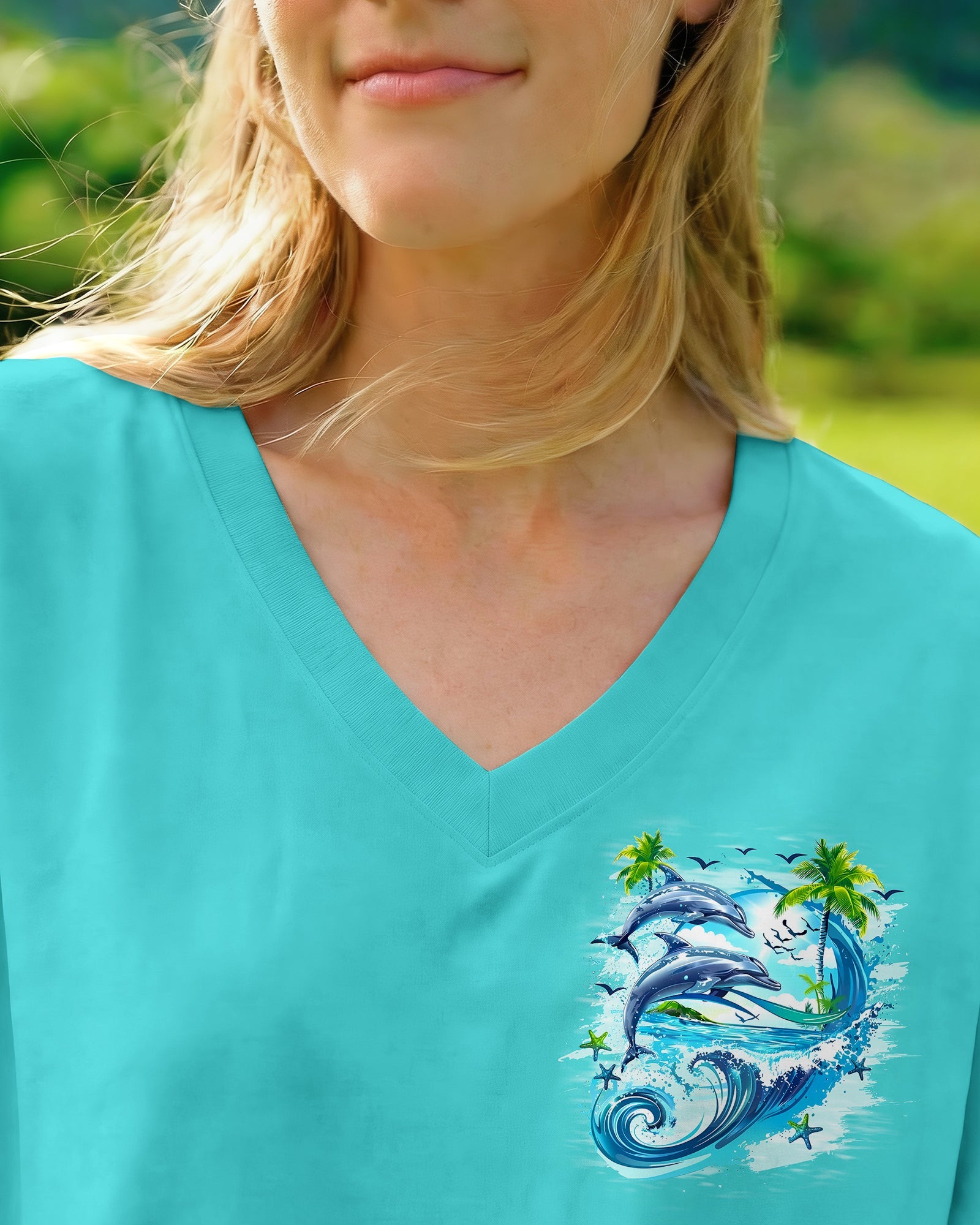 LOST IN THE WAVES FOUND BY THE SEA ALL OVER PRINT - TYQY2705262