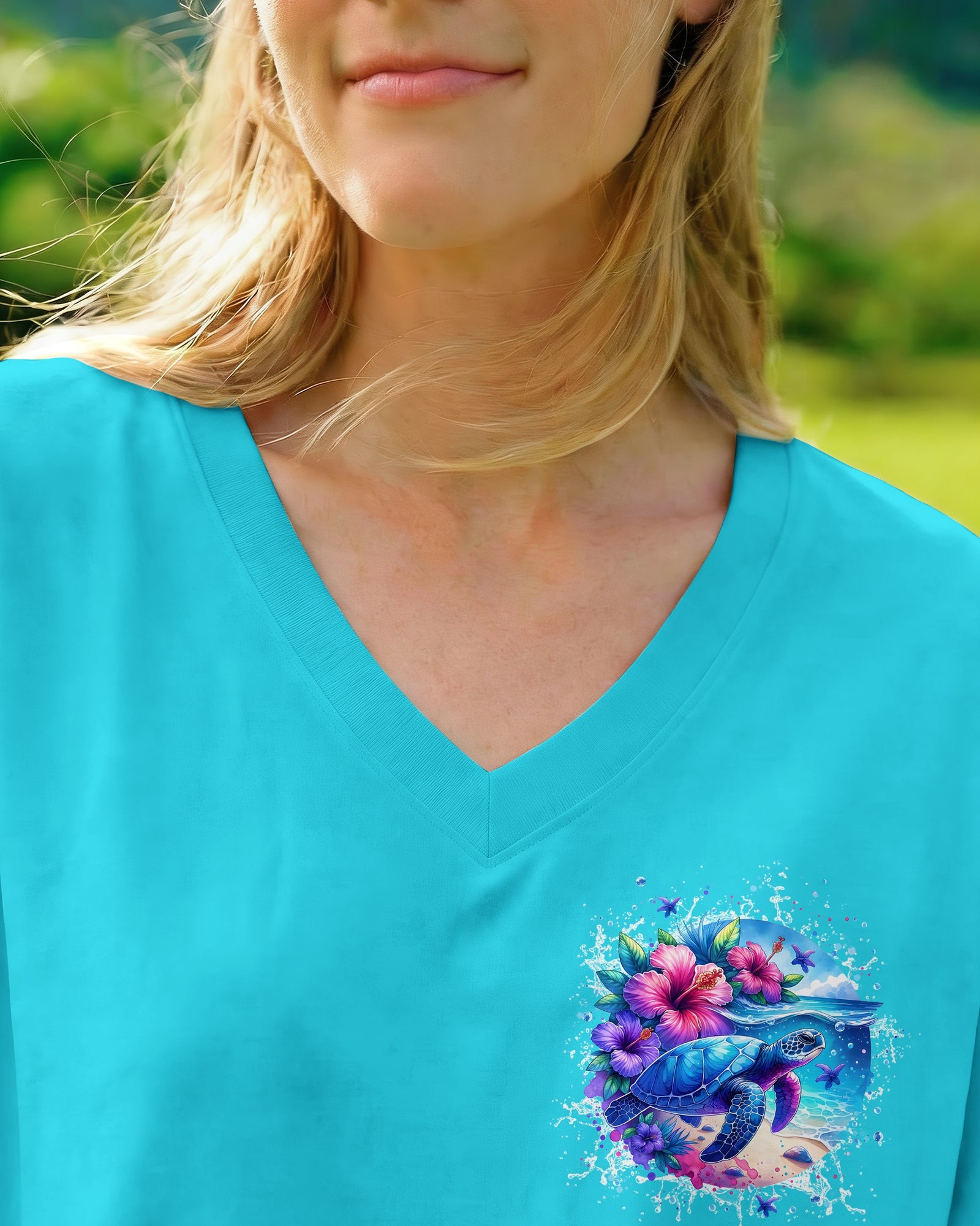 SMELL THE SEA TURTLE ALL OVER PRINT - TYPQ1506261