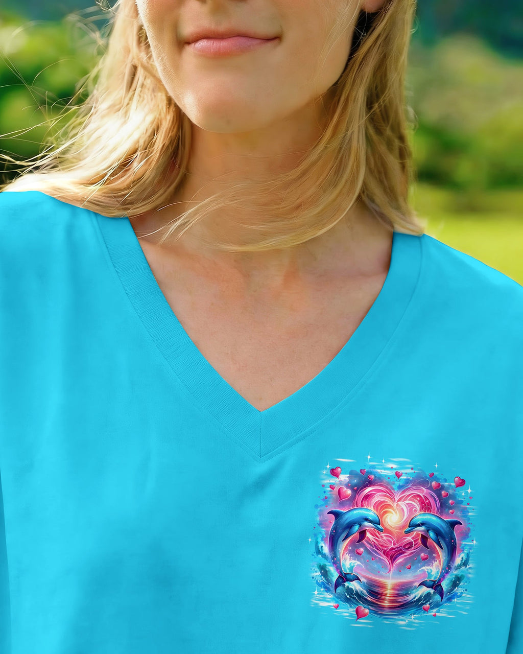 OCEAN WISHES DOLPHIN KISSES ALL OVER PRINT - TYPQ1605262