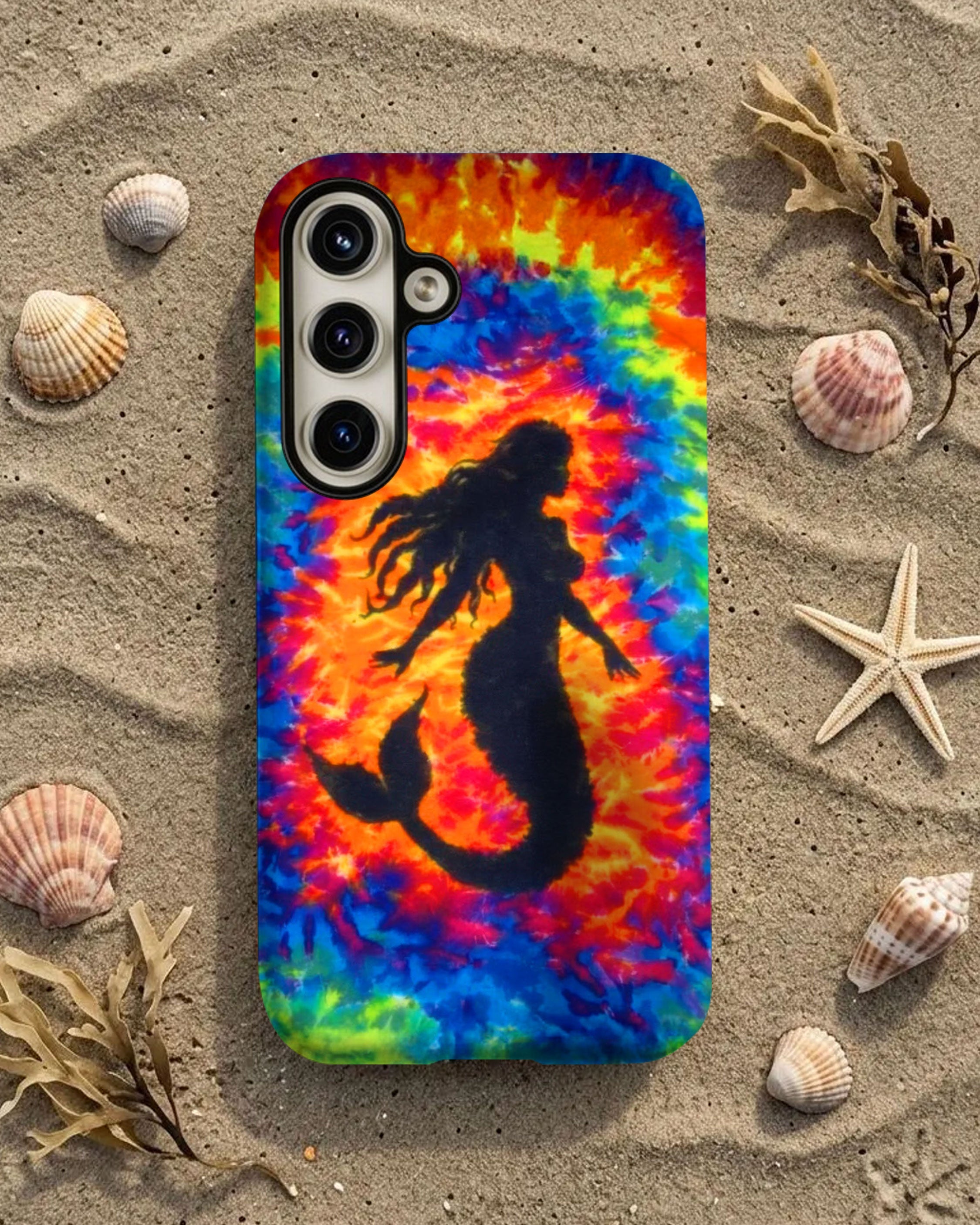 MERMAID COLORFUL SWIRL PHONE CASE  - TLTW2105264