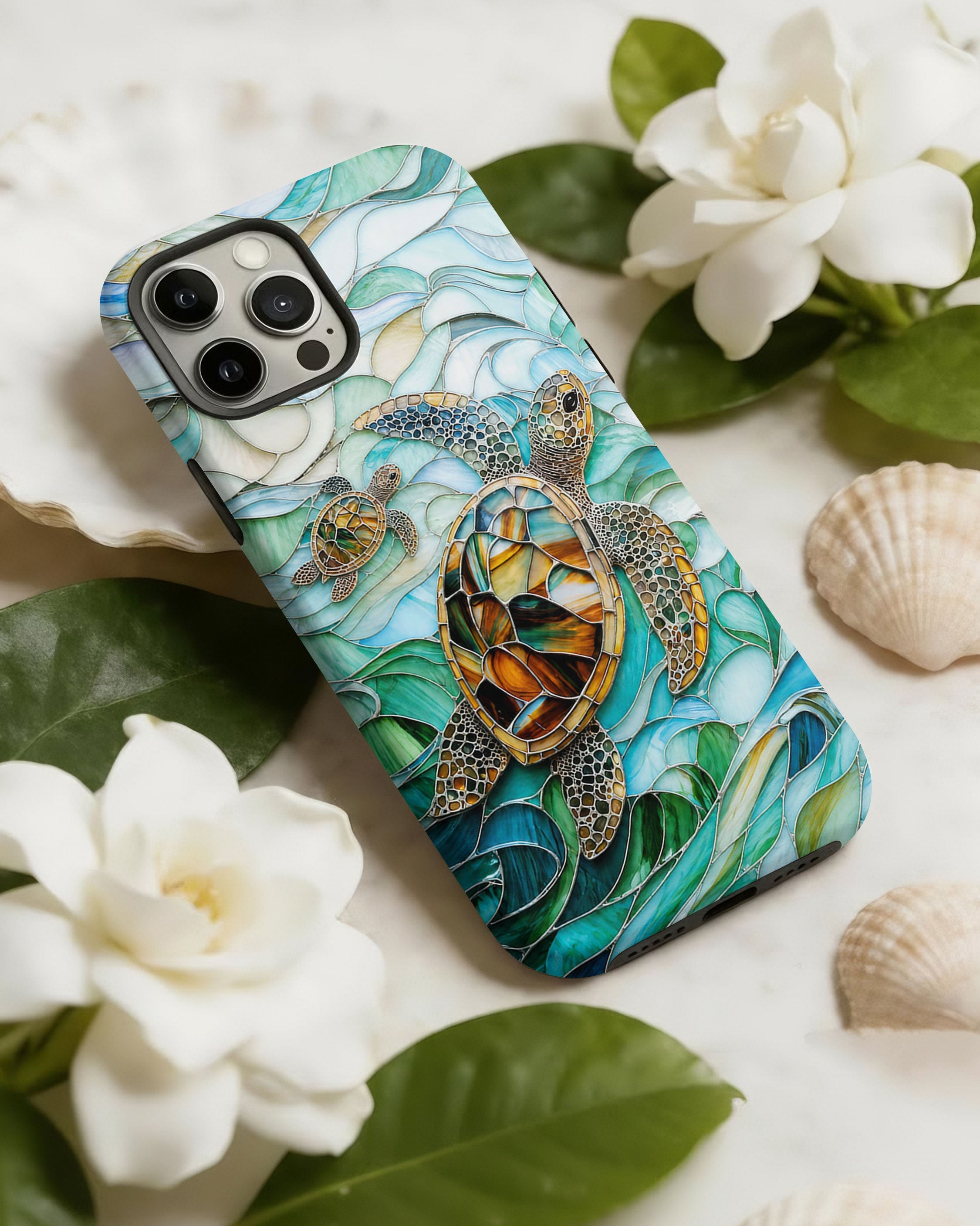 SEA TURTLE WAVES PHONE CASE  - TLTW0605261