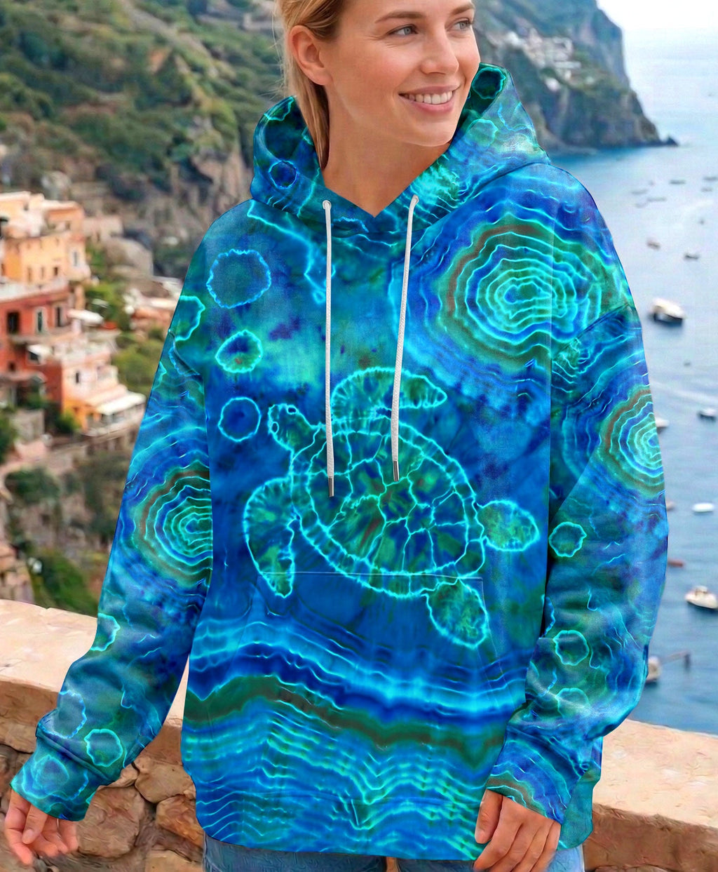 TURTLE UNDERSEA ALL OVER PRINT - TLHN2004261