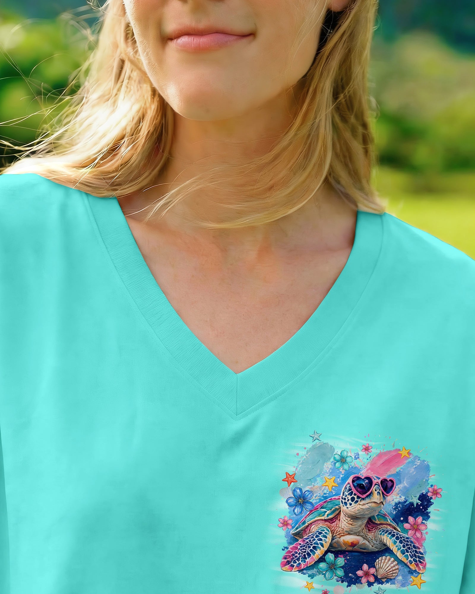 SMELL THE SEA TURTLE ALL OVER PRINT - TYQY1806262