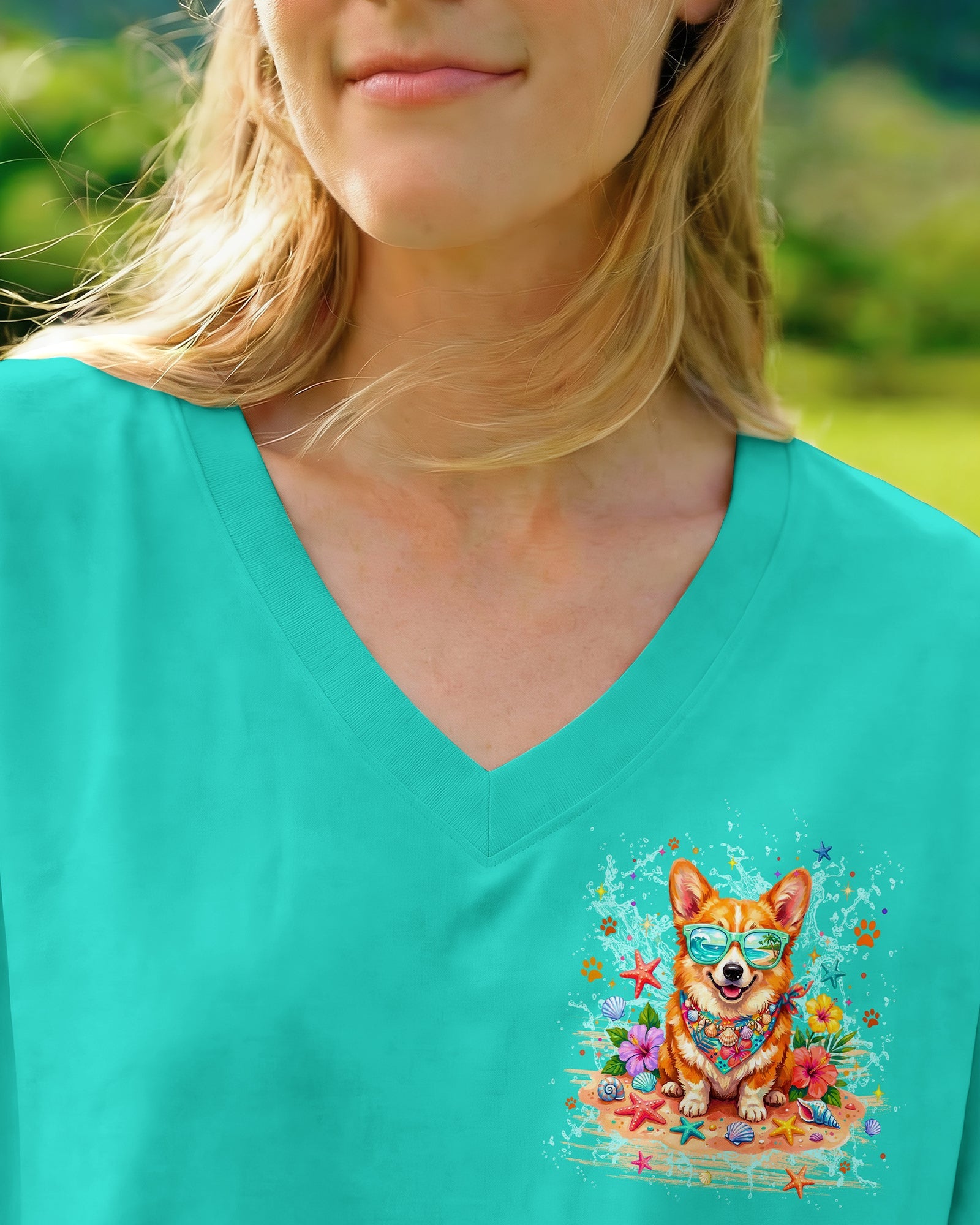 SMELL THE SEA CORGI DOG ALL OVER PRINT - TYLN1206261