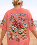 LIFE IS BETTER IN FLIP-FLOPS AND SANDY TOES ALL OVER PRINT   - TLHN1505263