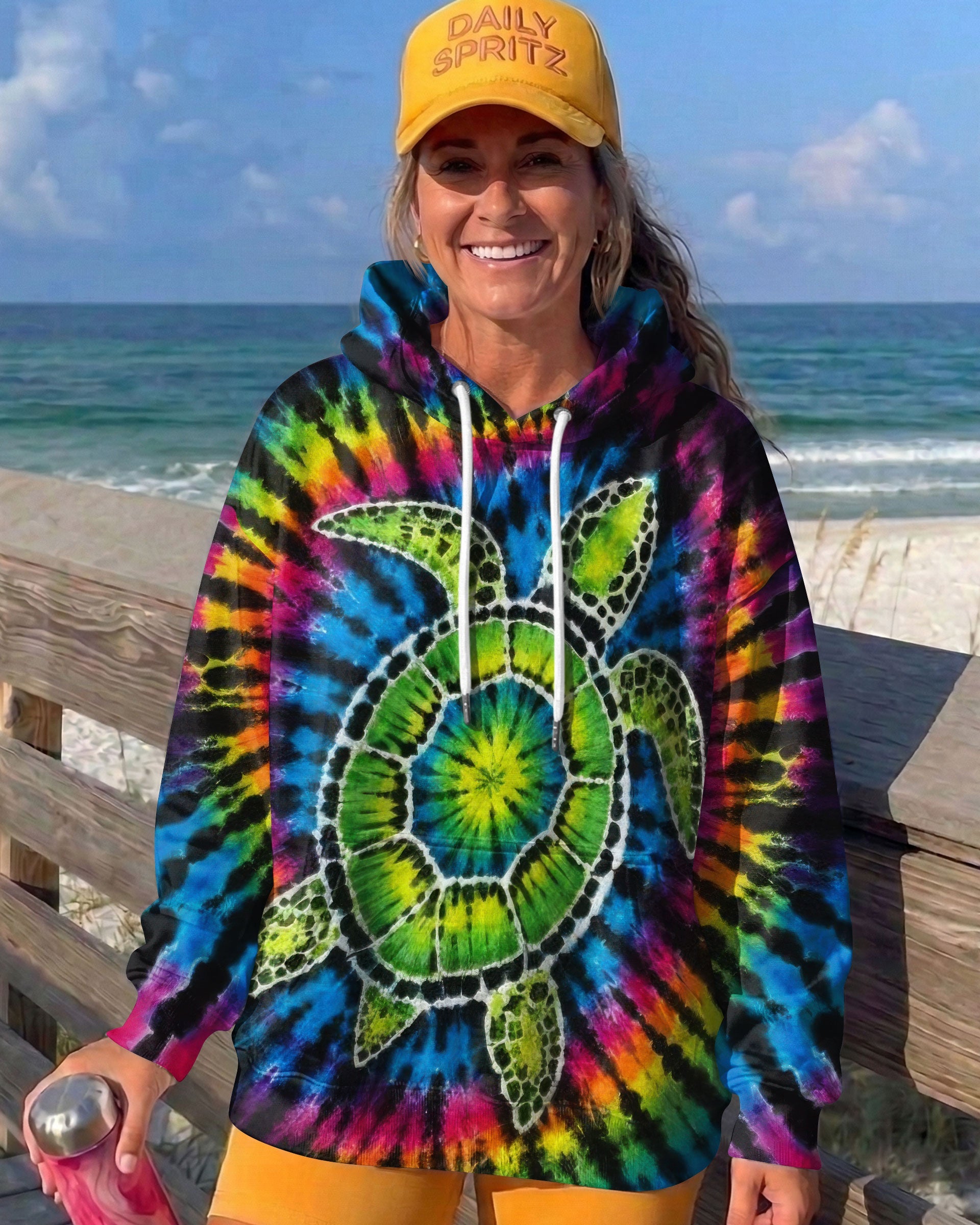 COLORFUL SEA TURTLE  ALL OVER PRINT - TLTW1205261