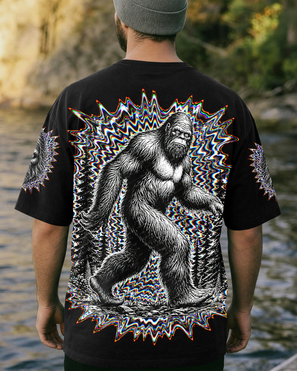 BIGFOOT GLITCH ALL OVER PRINT  - TLNT2805263