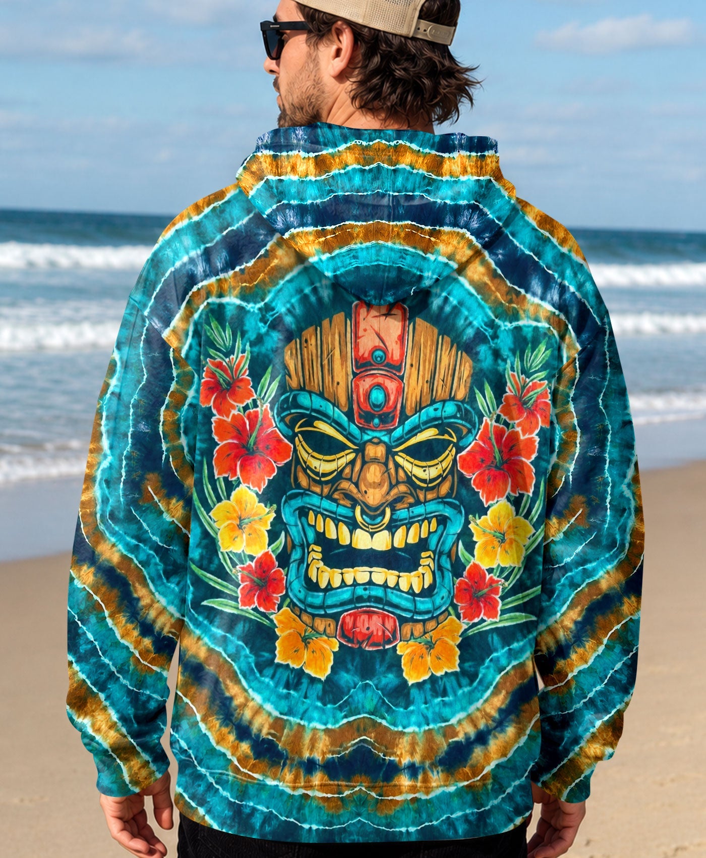 TROPICAL TIKI SWIRL ALL OVER PRINT  - TLHN2406264