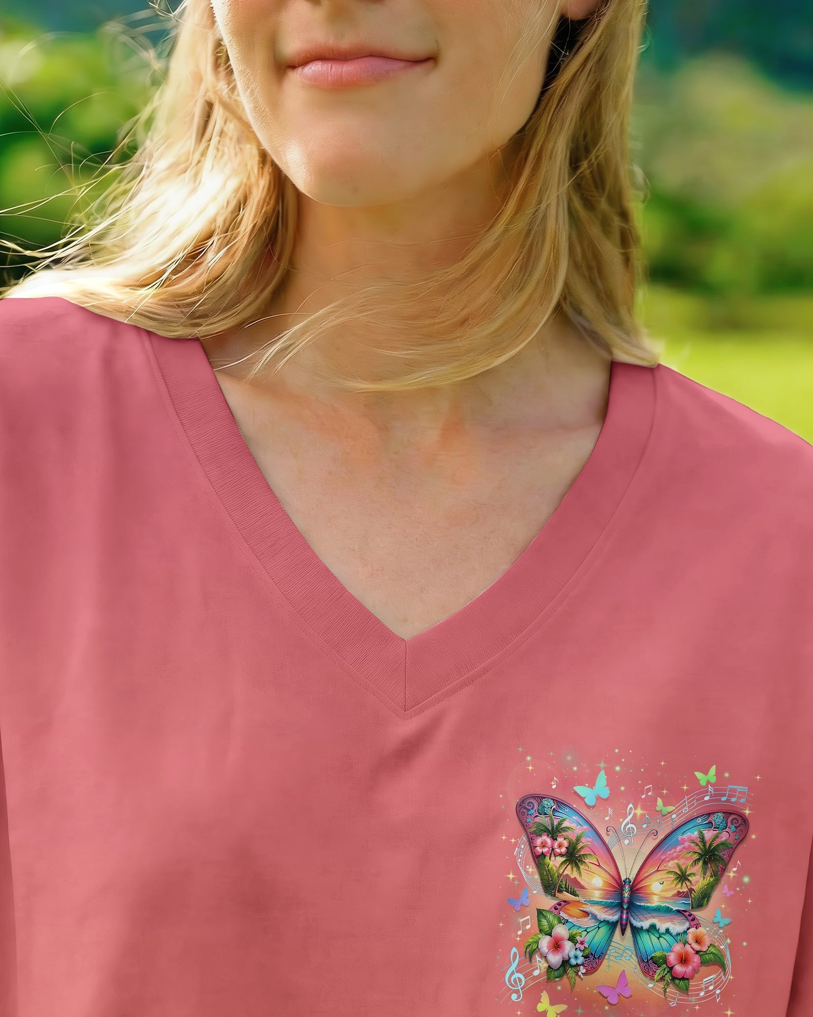 FIND ME WHERE THE MUSIC MEETS THE OCEAN BUTTERFLY ALL OVER PRINT - TYLN0704262