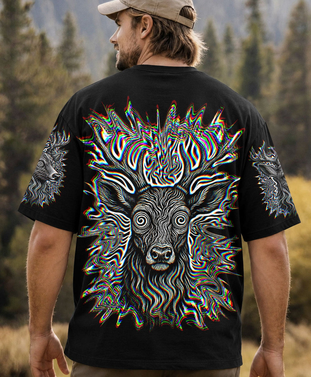 HUNTING DEER GLITCH  ALL OVER PRINT   - TLHN2805261