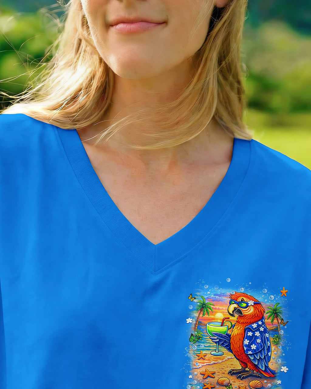 POLLY WANTS A COCKTAIL PARROT ALL OVER PRINT  - TLHN1504261