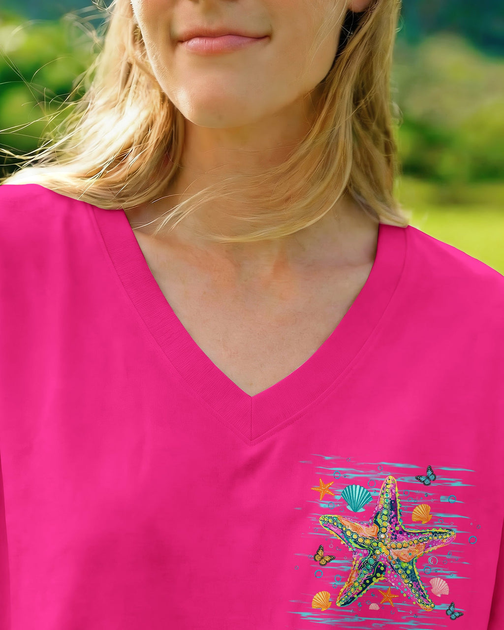 SALTY KISSES AND STARFISH WISHES ALL OVER PRINT - TLHN1307261
