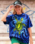 SEA TURTLE  WAVES ALL OVER PRINT - TLNT1105263