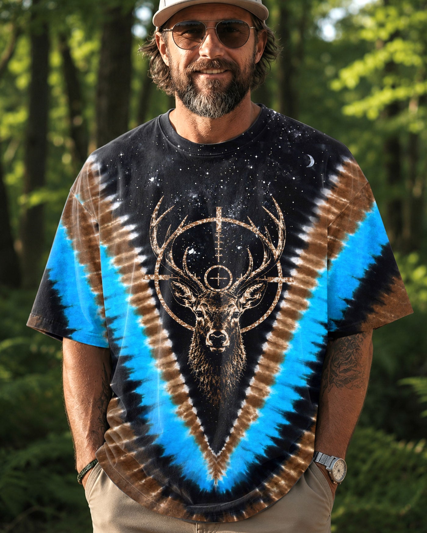 DEER HUNTING V PATTERN ALL OVER PRINT   - TLHN1506261