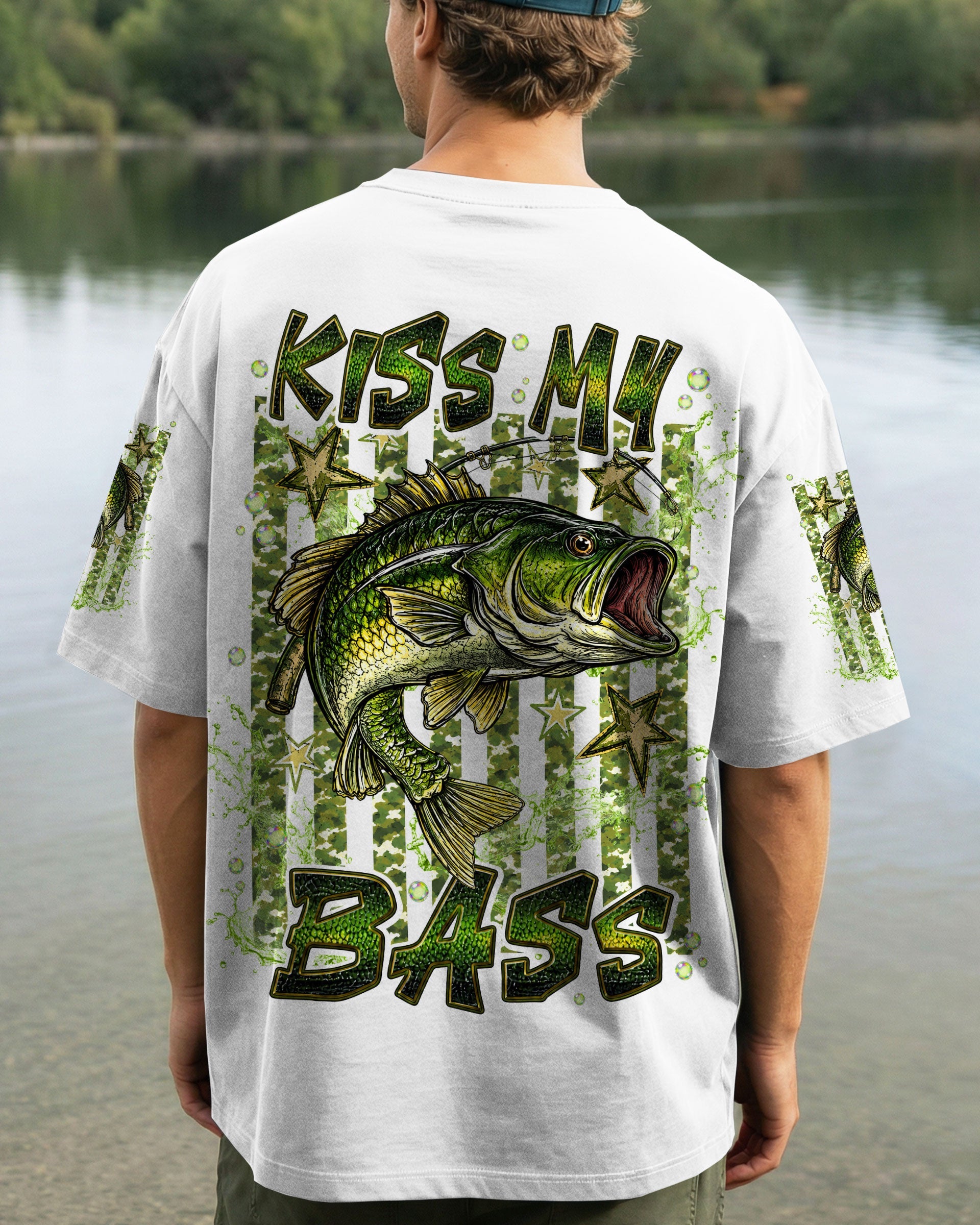 KISS MY BASS FISHING  ALL OVER PRINT - TLNT2905261