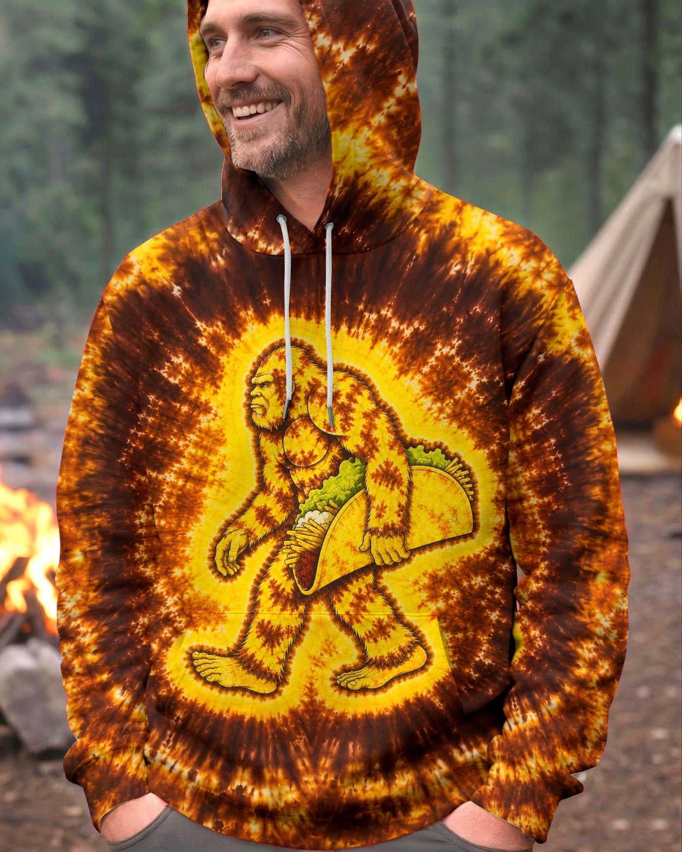 BIGFOOT TACO SWIRL ALL OVER PRINT  - TLHN2906262