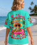 SALTY MOMS BEACH CLUB LEOPARD ALL OVER PRINT  - TLHN2705261