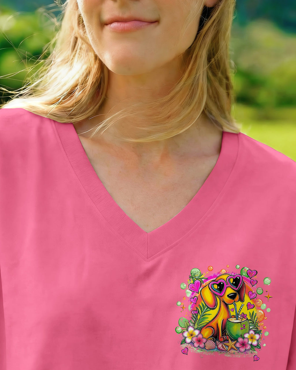 JUST A GIRL WHO LOVES DACHSHUND DOG ALL OVER PRINT - TLHG0405265