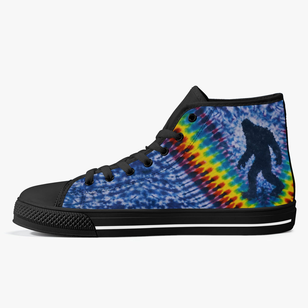 BIGFOOT V COLORFUL PATTERN HIGH TOP CANVAS SHOES   - TLNO1505262