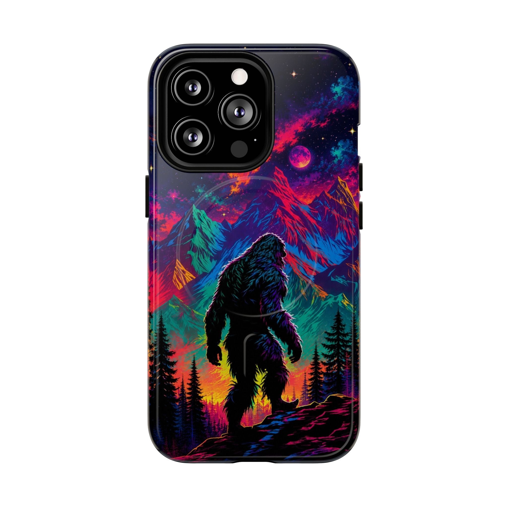 NEON WILDERNESS BIGFOOT MAGNETIC PHONE CASE   - TLHN1905264