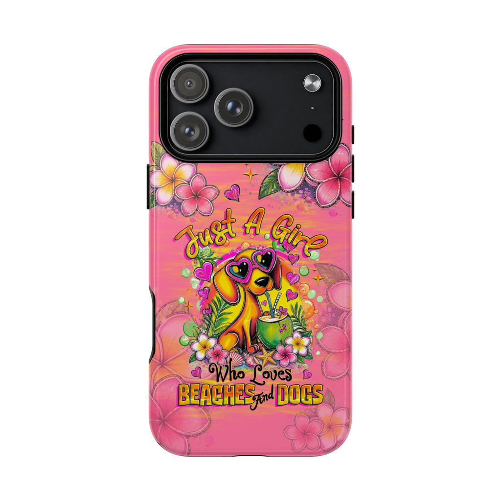 JUST A GIRL WHO LOVES DACHSHUND DOG MAGNETIC PHONE CASE  - TLHG2005264