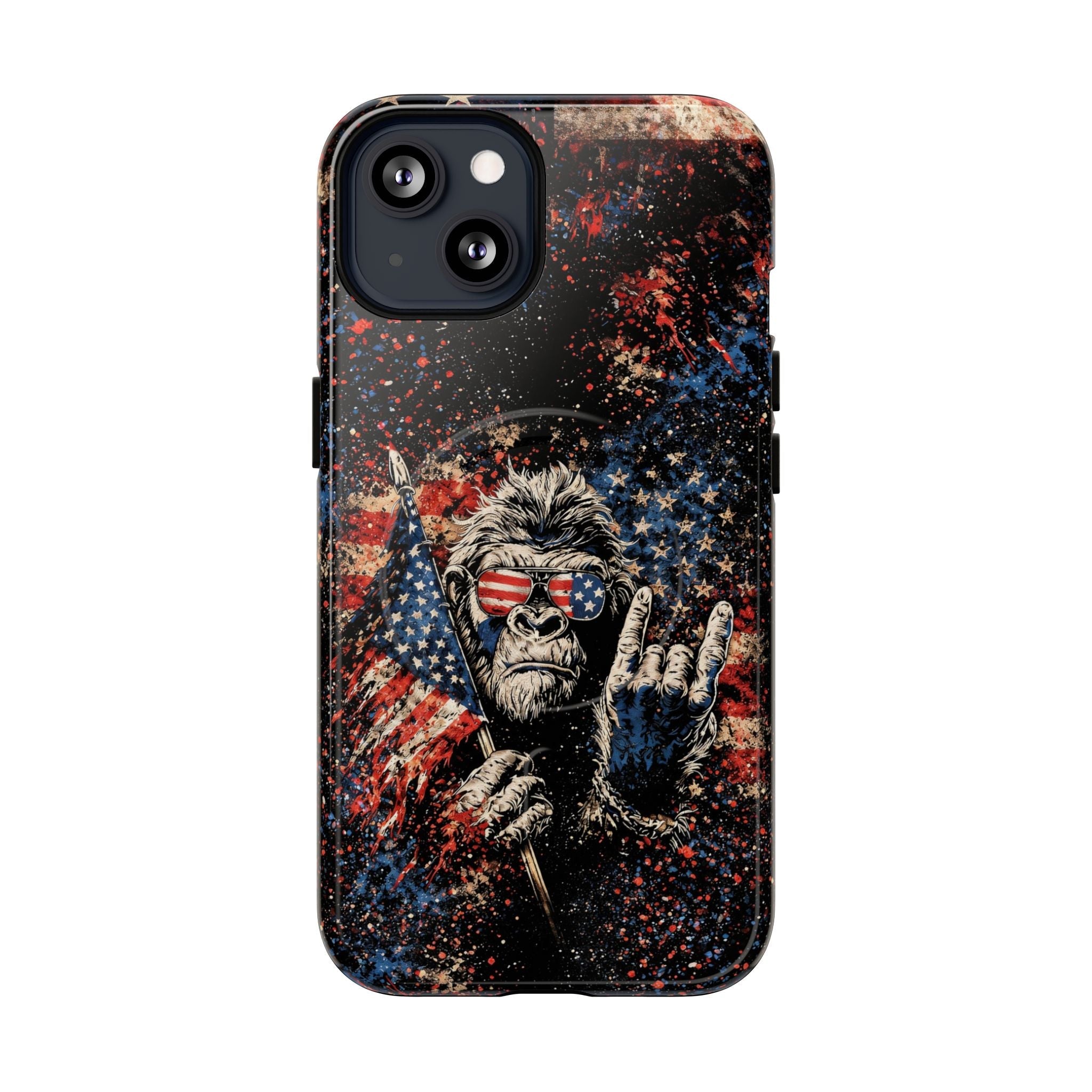 BIGFOOT GRUNGE STARS AND STRIPES MAGNETIC PHONE CASE  - TLHG0805265