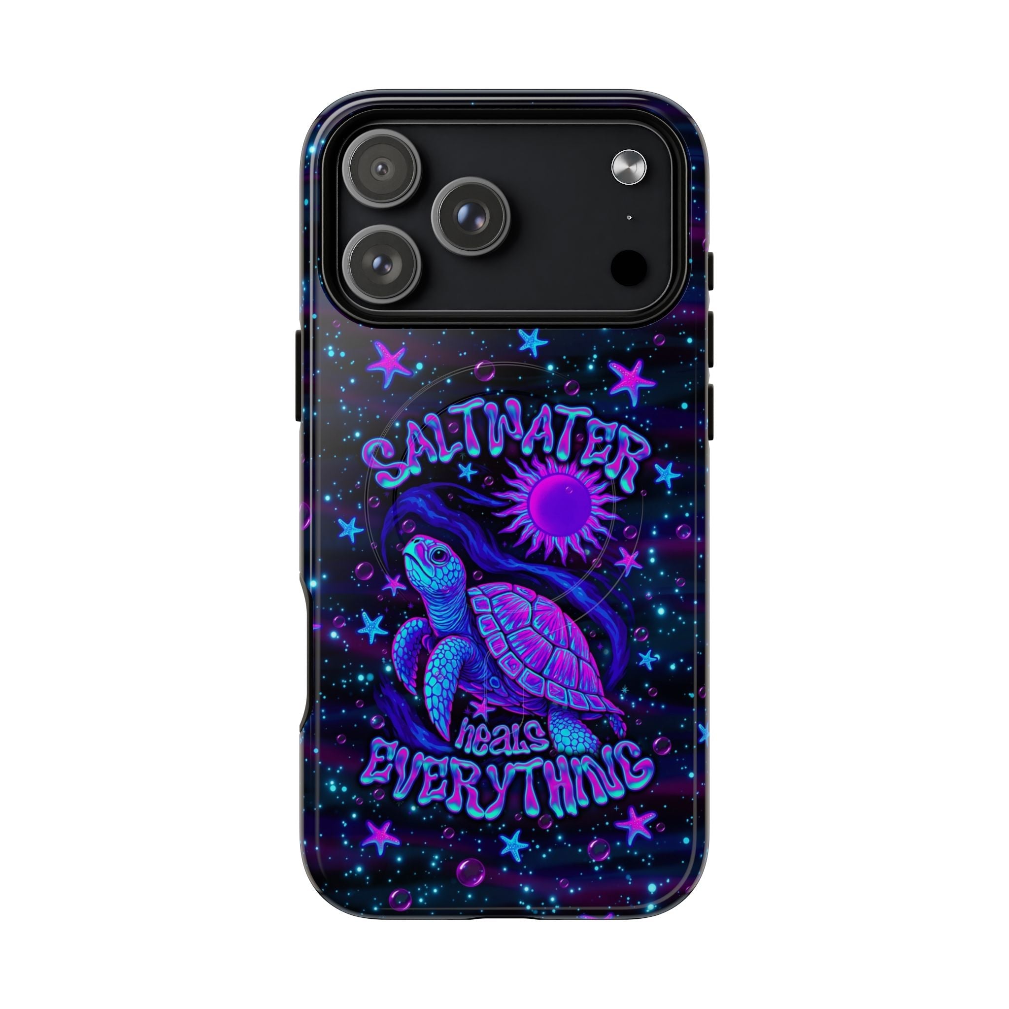 SALTWATER HEALS EVERYTHING TURTLE MAGNETIC PHONE CASE  - TLNO1304262